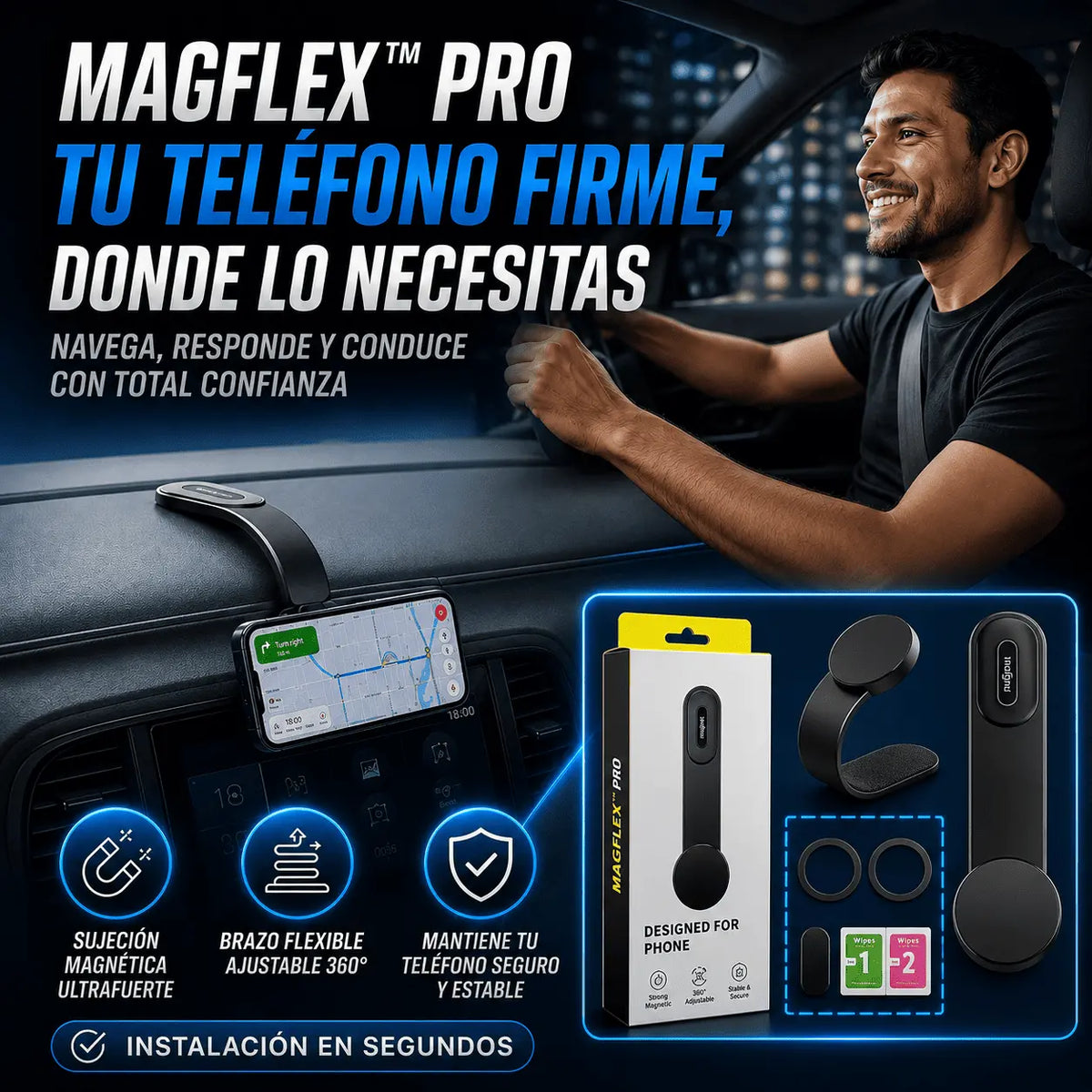 MAGFLEX™ PRO Soporte Magnético Flexible.